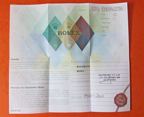 orginale rolex ohne papiere|rolex paper certificate.